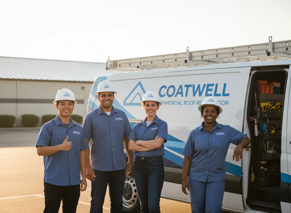 Commercial roof coating company in Medford, WI